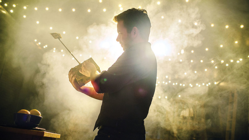 Working His Magic