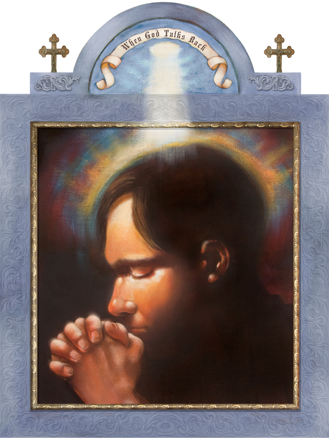 Illustration of someone praying