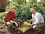 On Dining Hall Tables, Farm Fresh Food