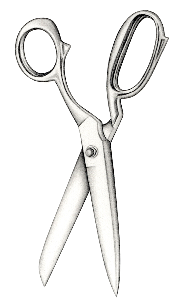 Illustration of scissors