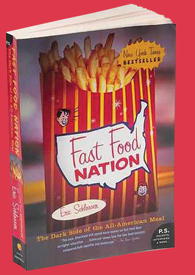 Book cover of "Fast Food Nation".