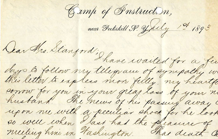 Handwritten Dear Jane letter