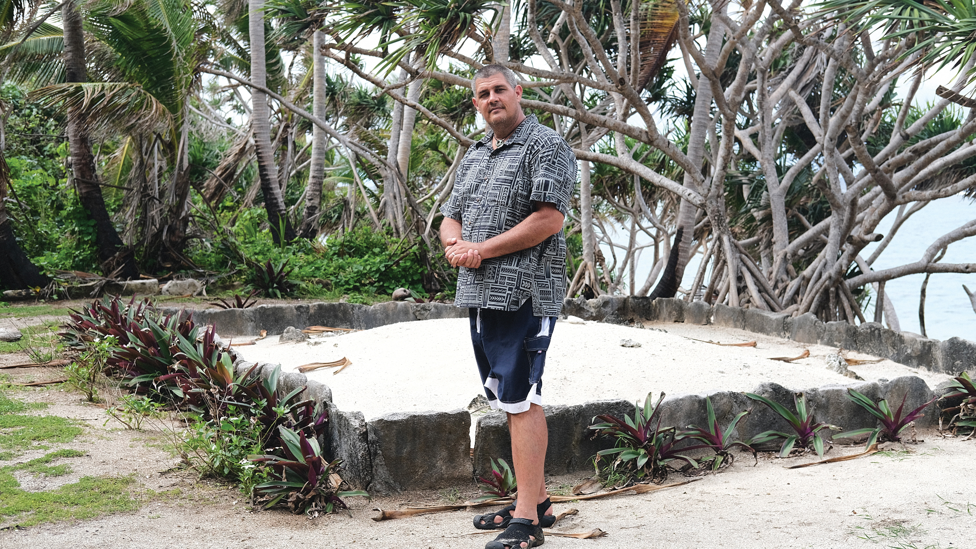 Photo of Johnson in Tonga.